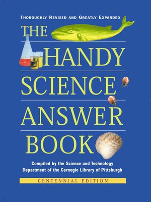 cover image of The Handy Science Answer Book